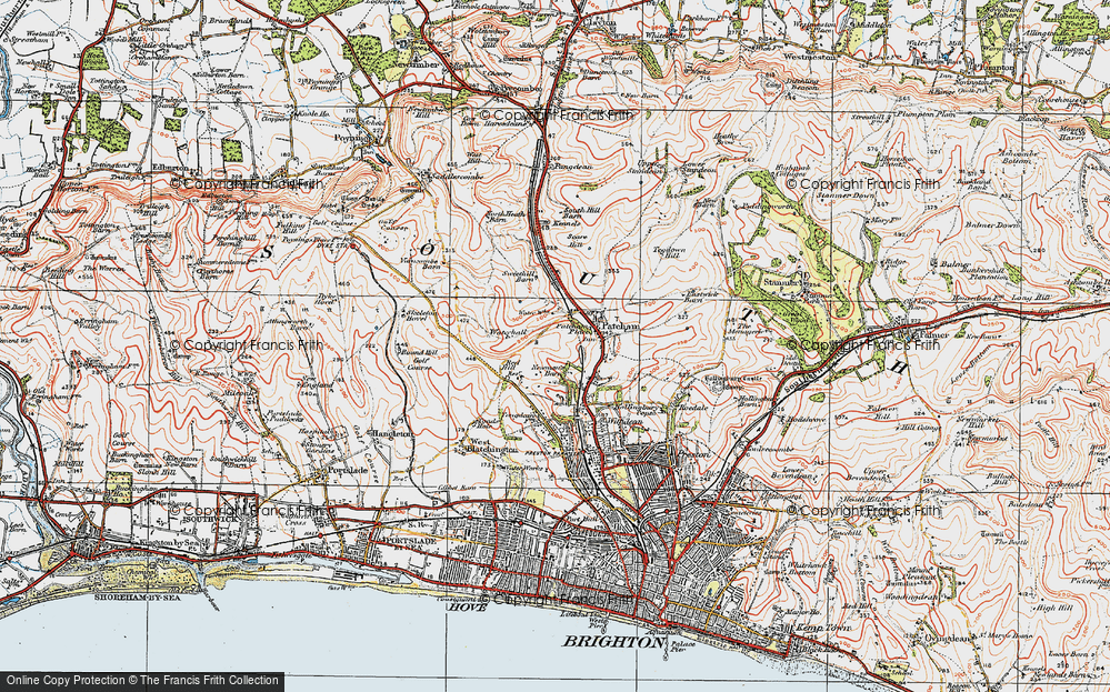 Old Map of Westdene, 1920 in 1920