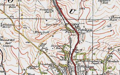 Old map of Westdene in 1920