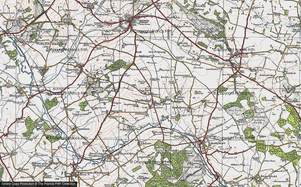 Old Map of Westend, 1919 in 1919