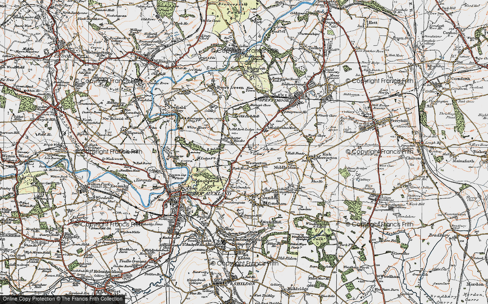 Old Map of Westerton, 1925 in 1925