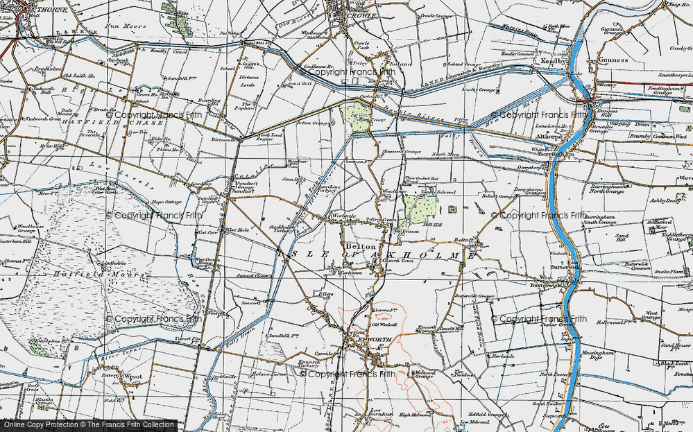 Old Map of Westgate, 1923 in 1923
