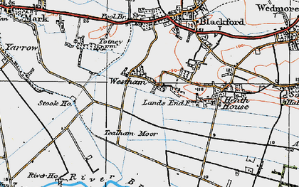 Old map of Westham in 1919