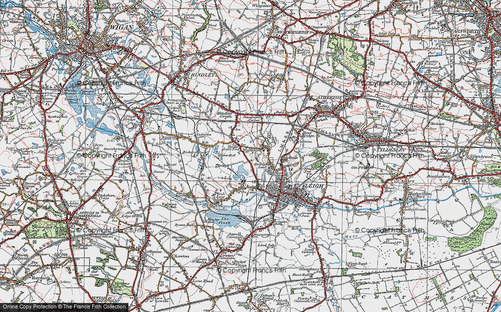 Old Map of Westleigh, 1924 in 1924