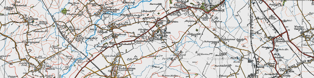 Old map of Westlington in 1919