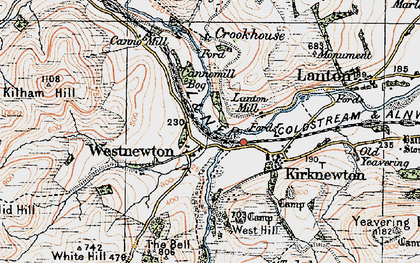 Old map of Westnewton in 1926