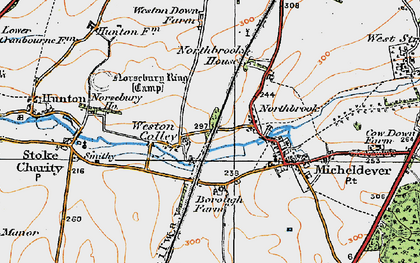 Old map of Bazeley Copse in 1919
