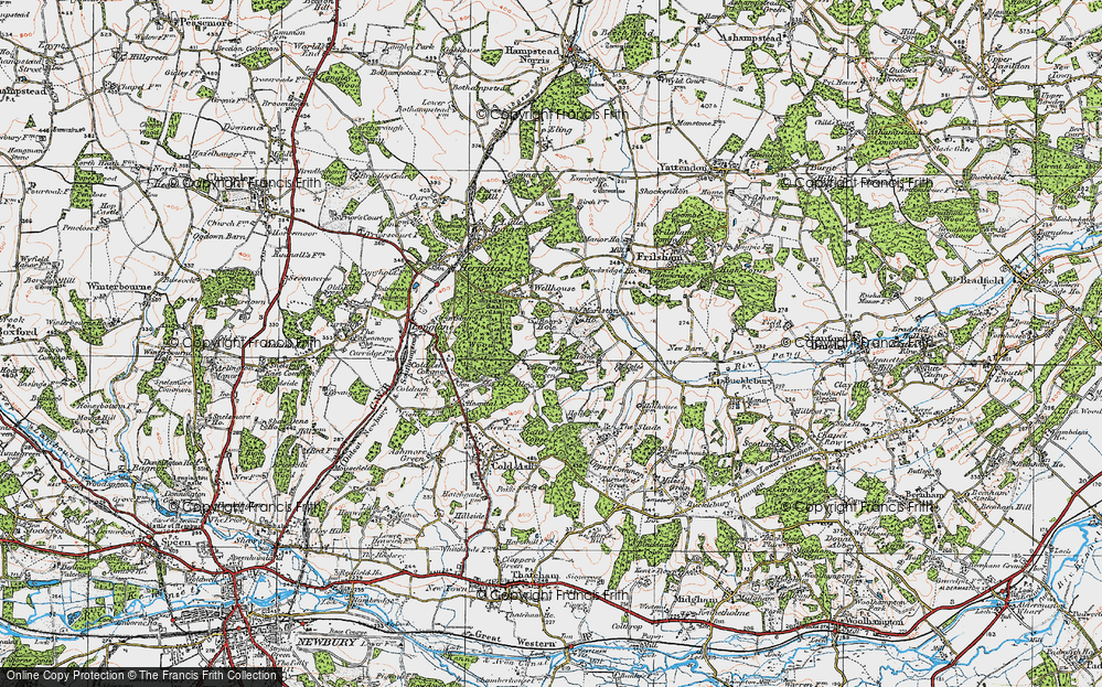 Old Map of Westrop Green, 1919 in 1919