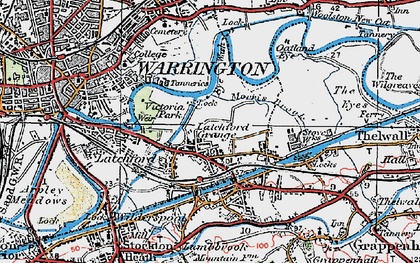 Old map of Westy in 1923