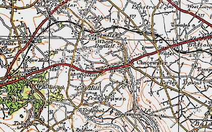 Old map of Wheal Busy in 1919