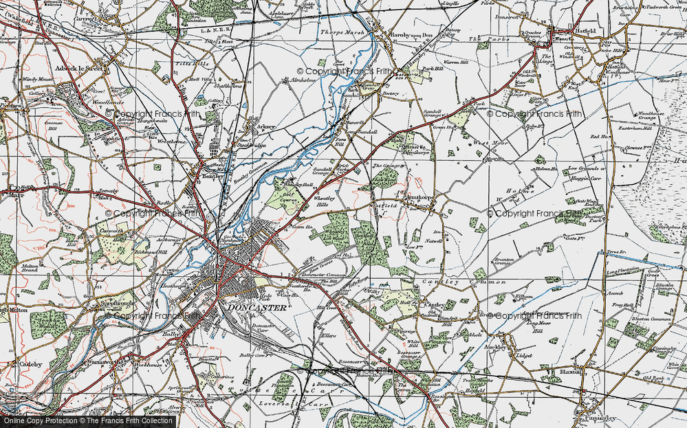 Old Map of Wheatley Hills, 1923 in 1923