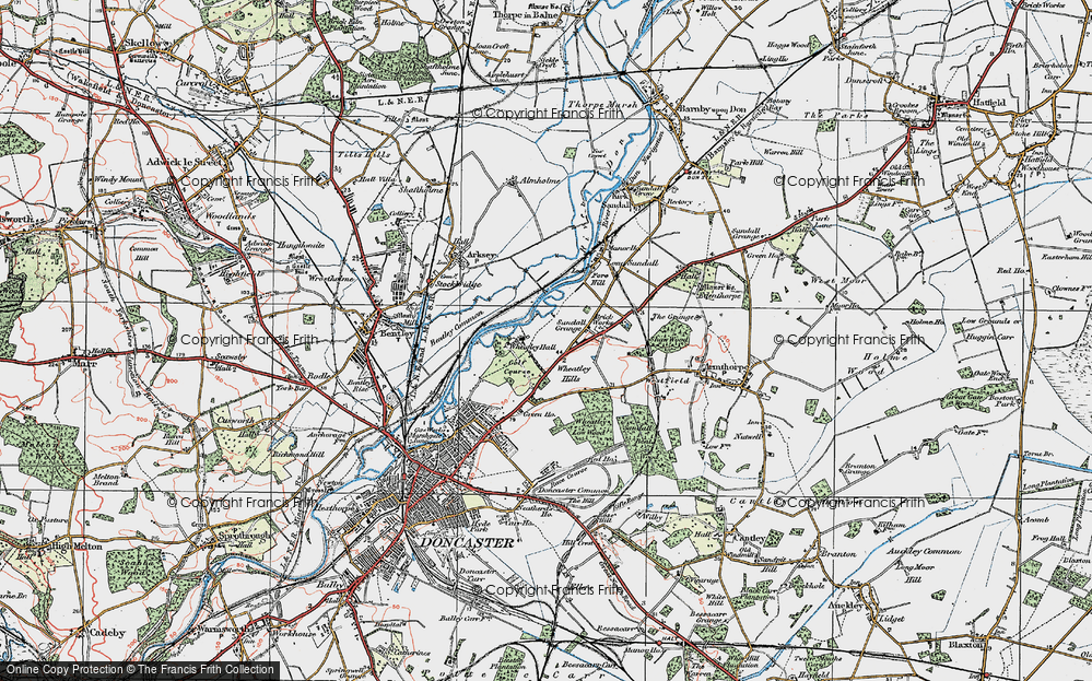 Old Map of Wheatley Park, 1923 in 1923