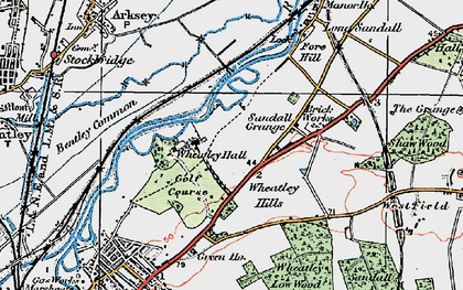 Old map of Wheatley Park in 1923