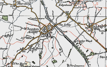 Old map of Lights, The in 1921