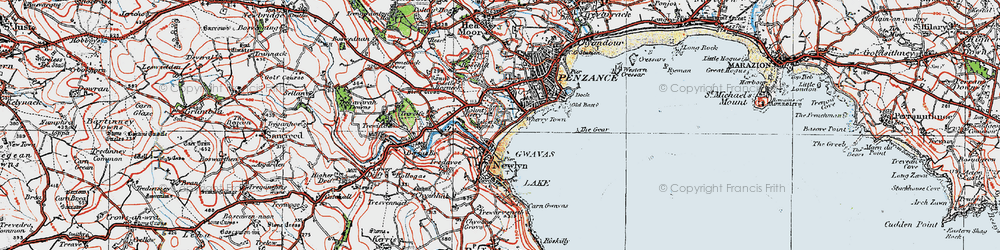 Old map of Wherry Town in 1919