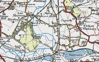 Old map of Whitacre Heath in 1921