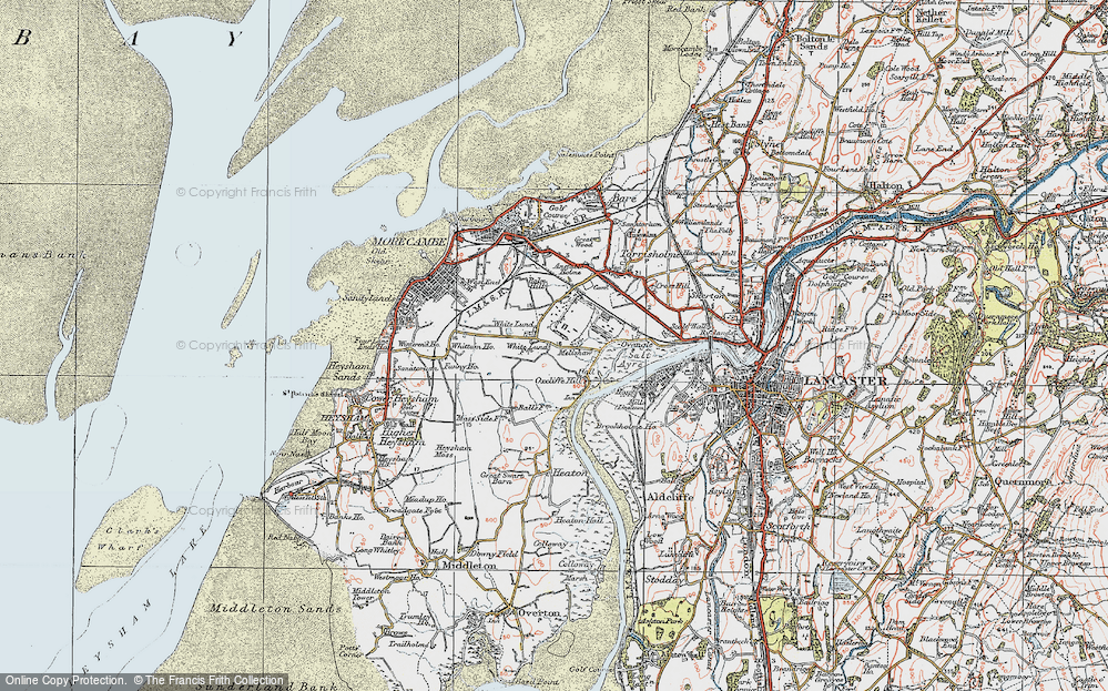 Old Map of White Lund, 1924 in 1924