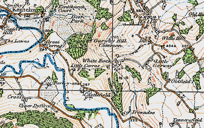 Old map of White Rocks in 1919