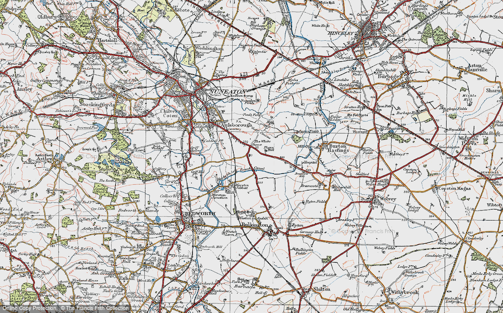 Old Map of Whitestone, 1920 in 1920