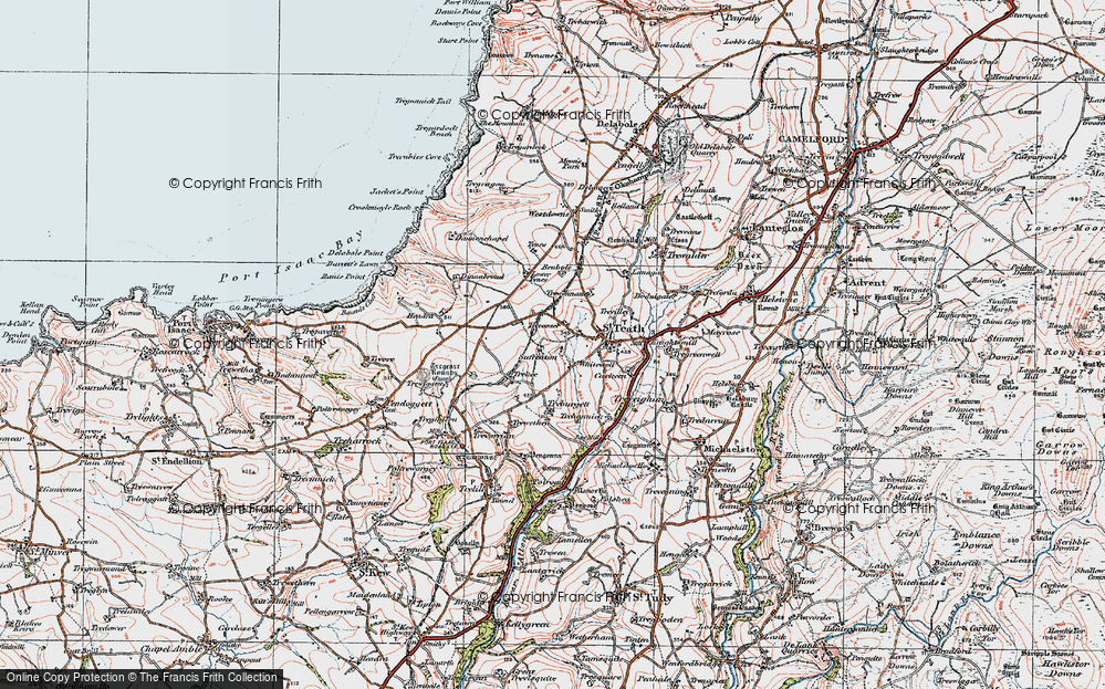 Old Map of Whitewell, 1919 in 1919