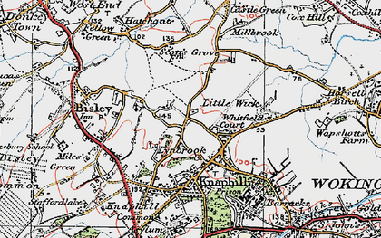 Old map of Whitfield Court in 1920