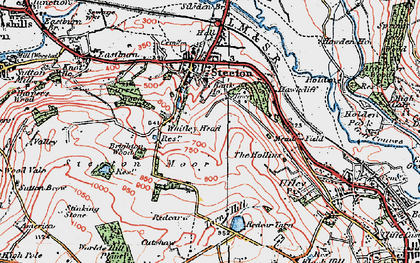 Old map of Brighton Wood in 1925