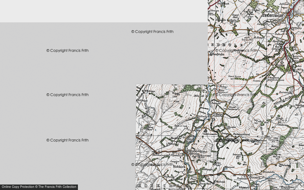 Old Map of Whitriggs, 1926 in 1926