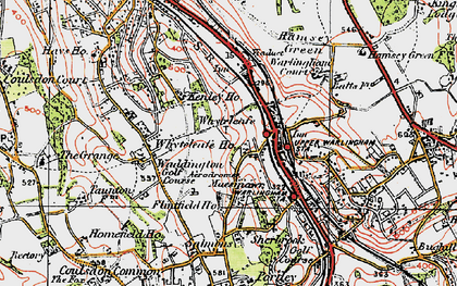Old map of Whyteleafe in 1920