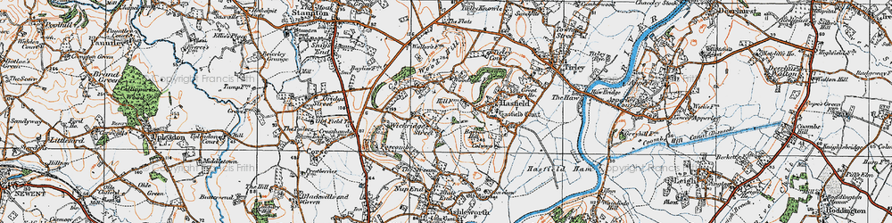 Old map of Wickridge Street in 1919