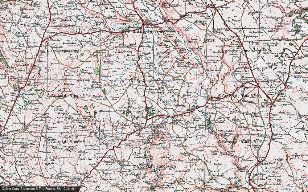 Old Map of Wigginstall, 1923 in 1923