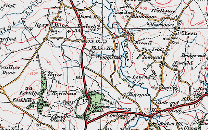 Old map of Wigginstall in 1923