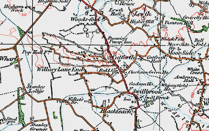 Old map of Willacy Lane End in 1924