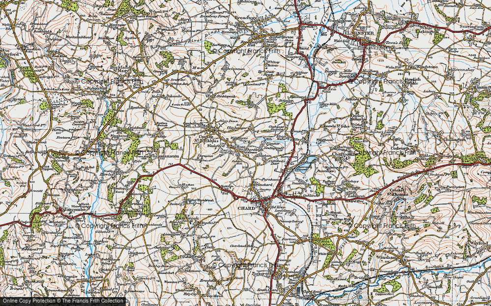 Old Map of Willhayne, 1919 in 1919