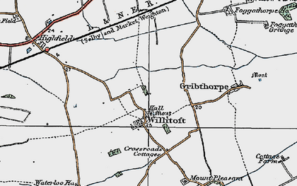 Old map of Willitoft in 1924