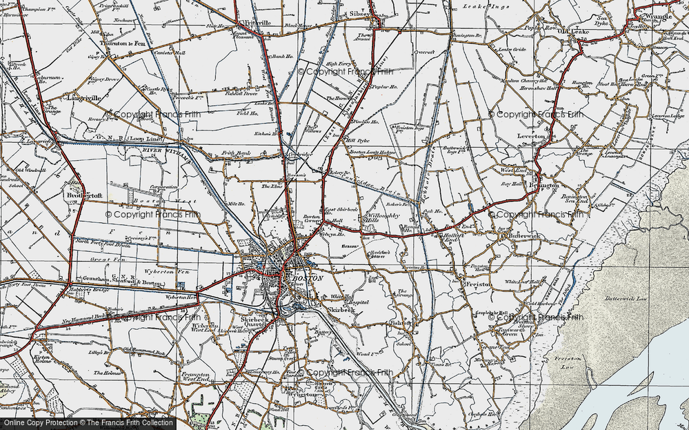 Old Map of Willoughby Hills, 1922 in 1922