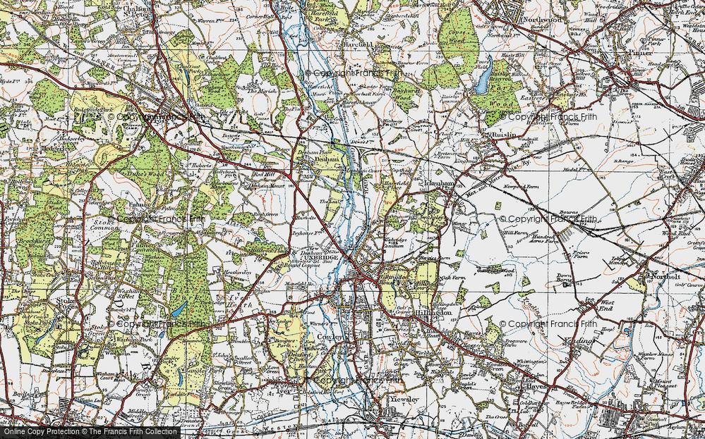 Old Map of Willowbank, 1920 in 1920