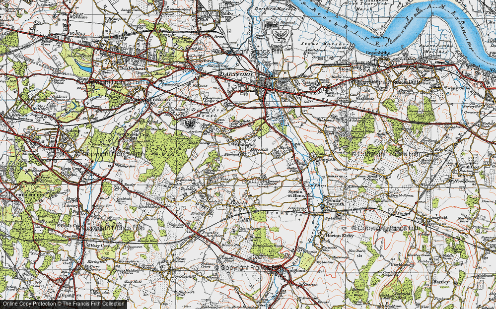 Old Map of Wilmington, 1920 in 1920