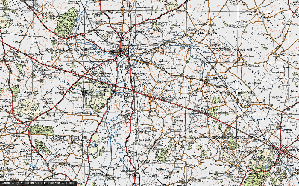 Old Map of Wilnecote, 1921 in 1921