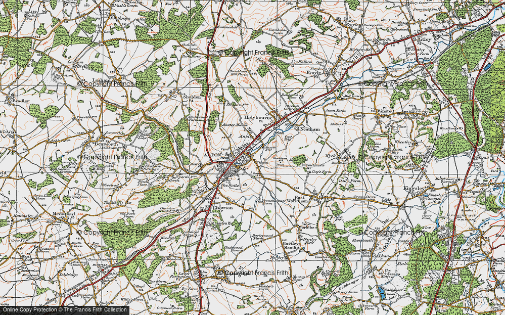 Old Map of Wilsom, 1919 in 1919