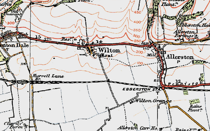 Old map of Wilton in 1925