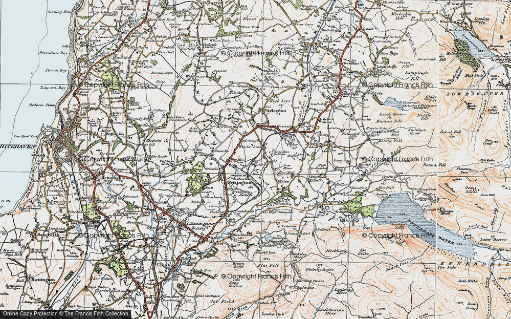 Old Map of Winder, 1925 in 1925