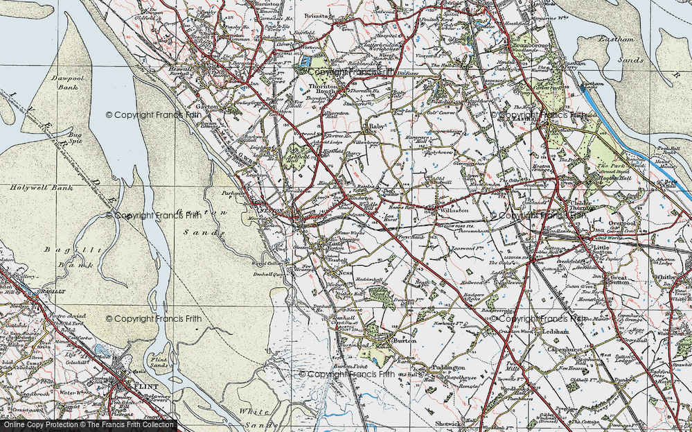 Old Map of Windle Hill, 1924 in 1924