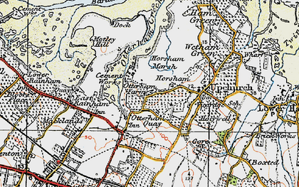 Old map of Bartlett Creek in 1921