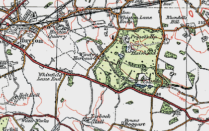 Old map of Windy Arbor in 1923