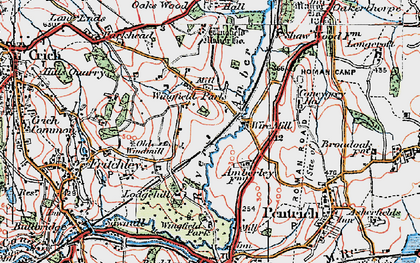 Old map of Wingfield Park in 1921