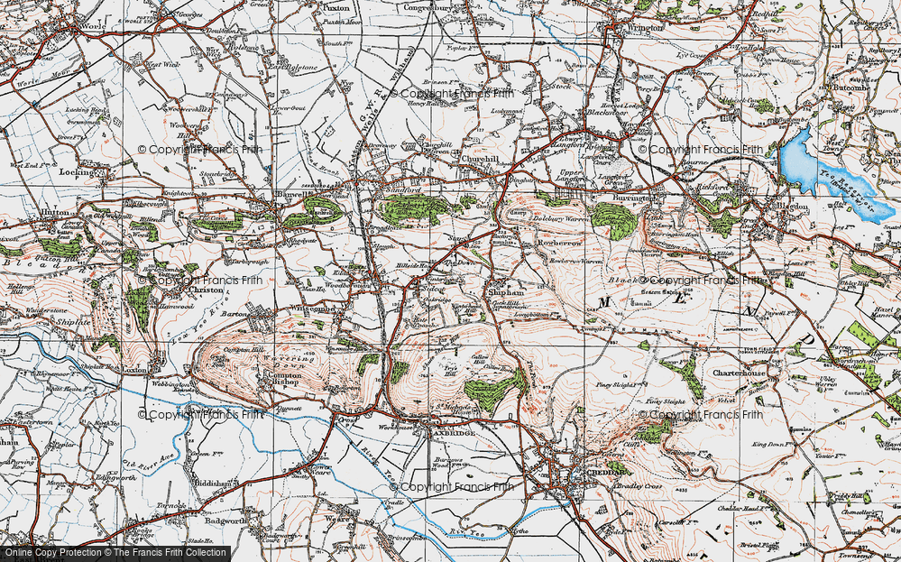 Old Map of Winterhead, 1919 in 1919