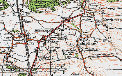 Old map of Winterhead in 1919