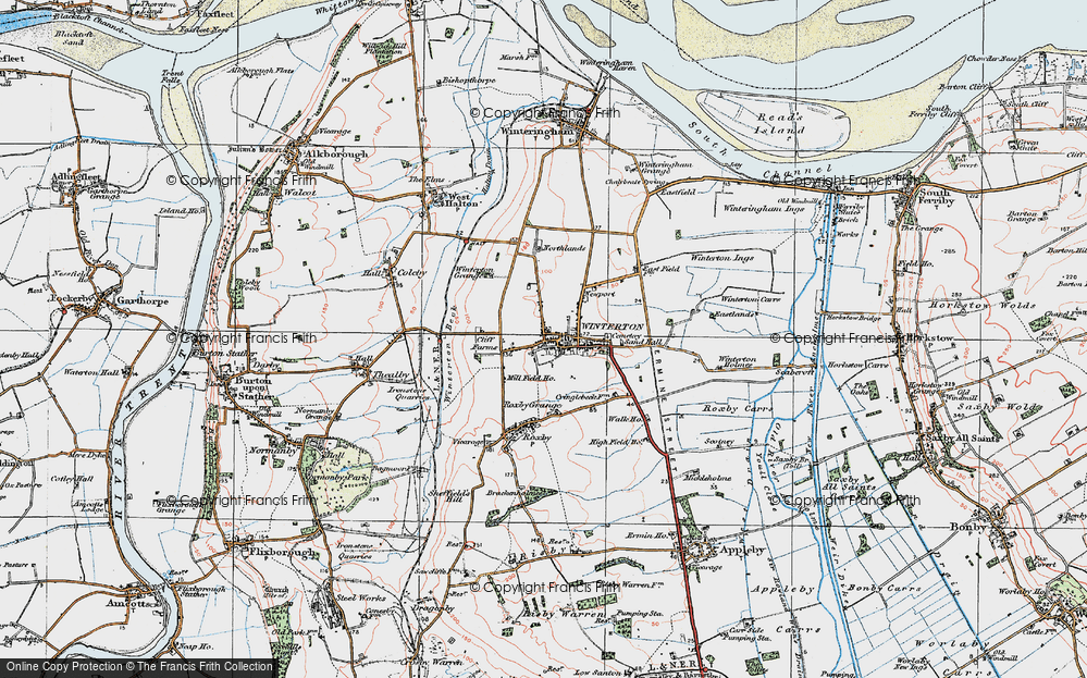 Old Map of Winterton, 1924 in 1924