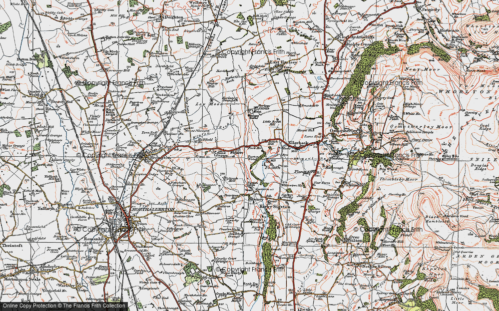 Old Map of Winton, 1925 in 1925