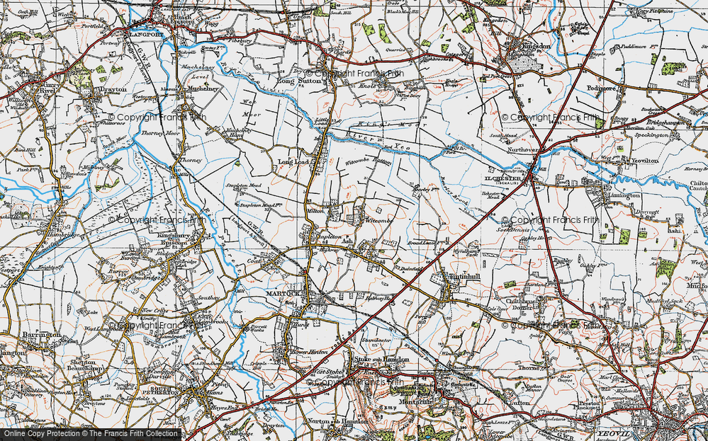 Old Map of Witcombe, 1919 in 1919