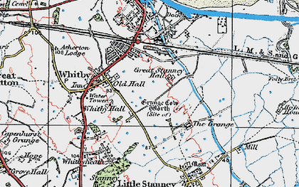 Old map of Wolverham in 1924